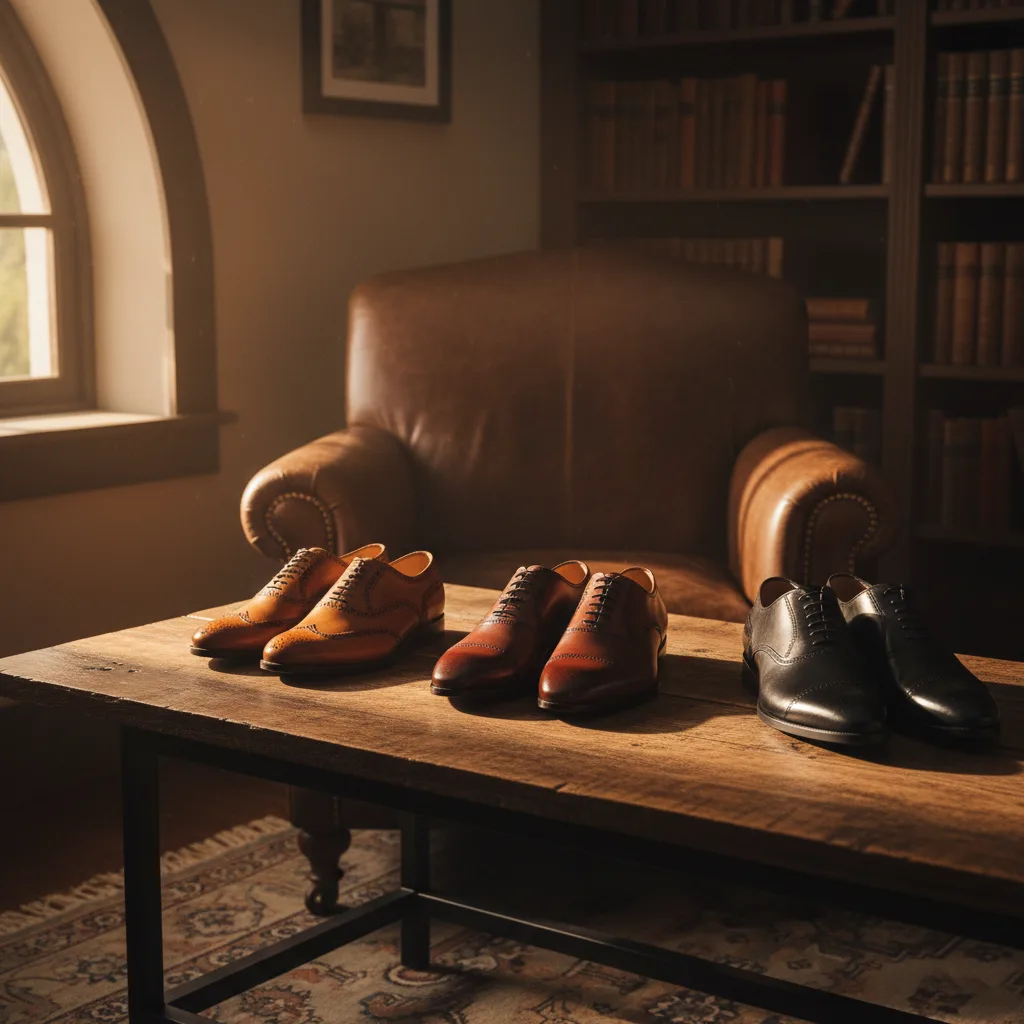 Collection de chaussures de ville homme en cuir